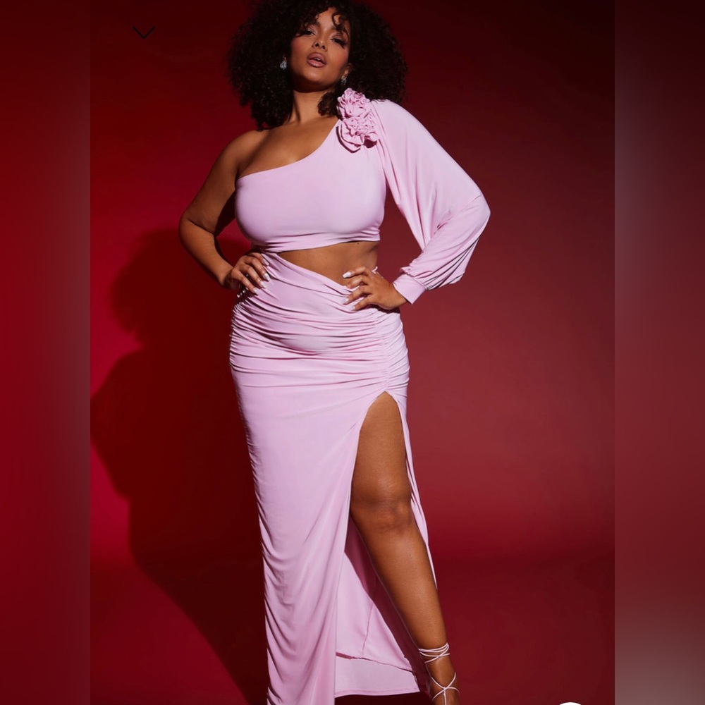 Pink fashion nova dress